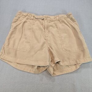 Social Standard Sanctuary Tan Lyocell Casual Shorts XL Soft Lightweight